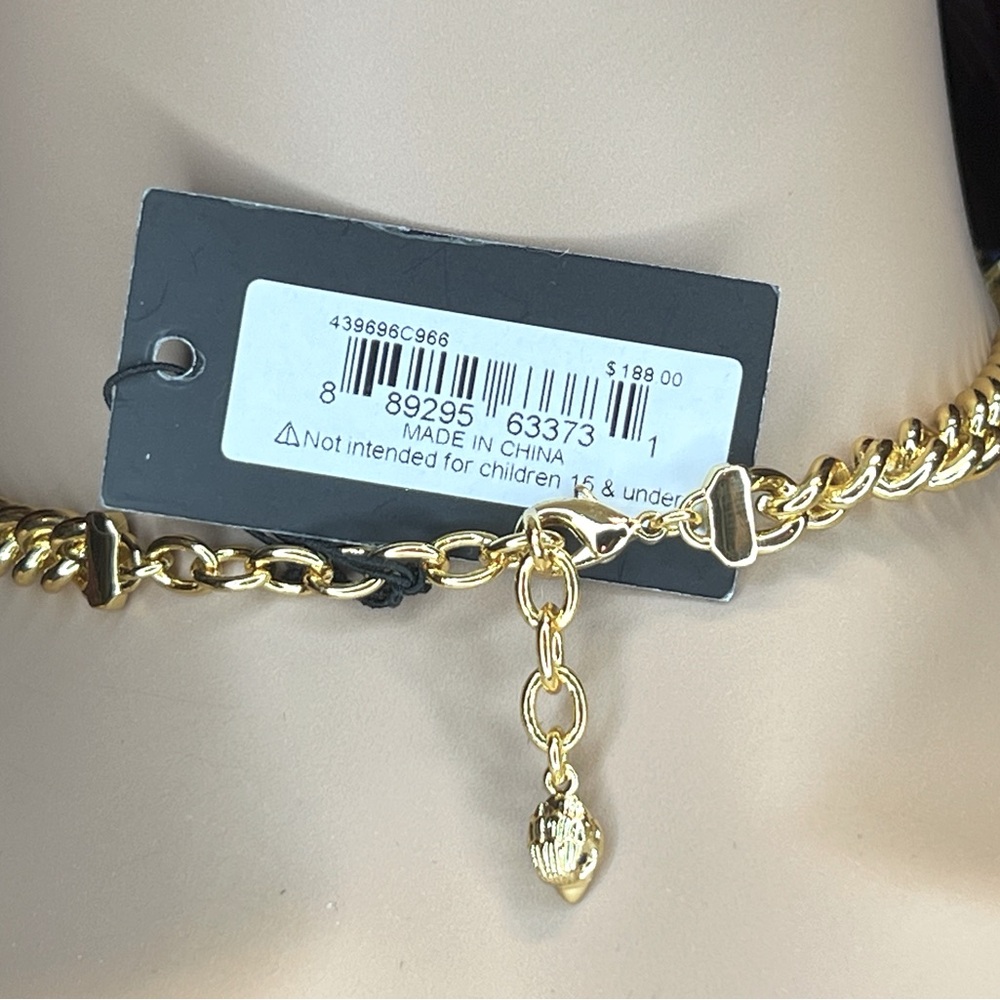Kurt Geiger London NWT  Signature Eagle Pastel RhineStone Necklace (J153) - Picture 6 of 9